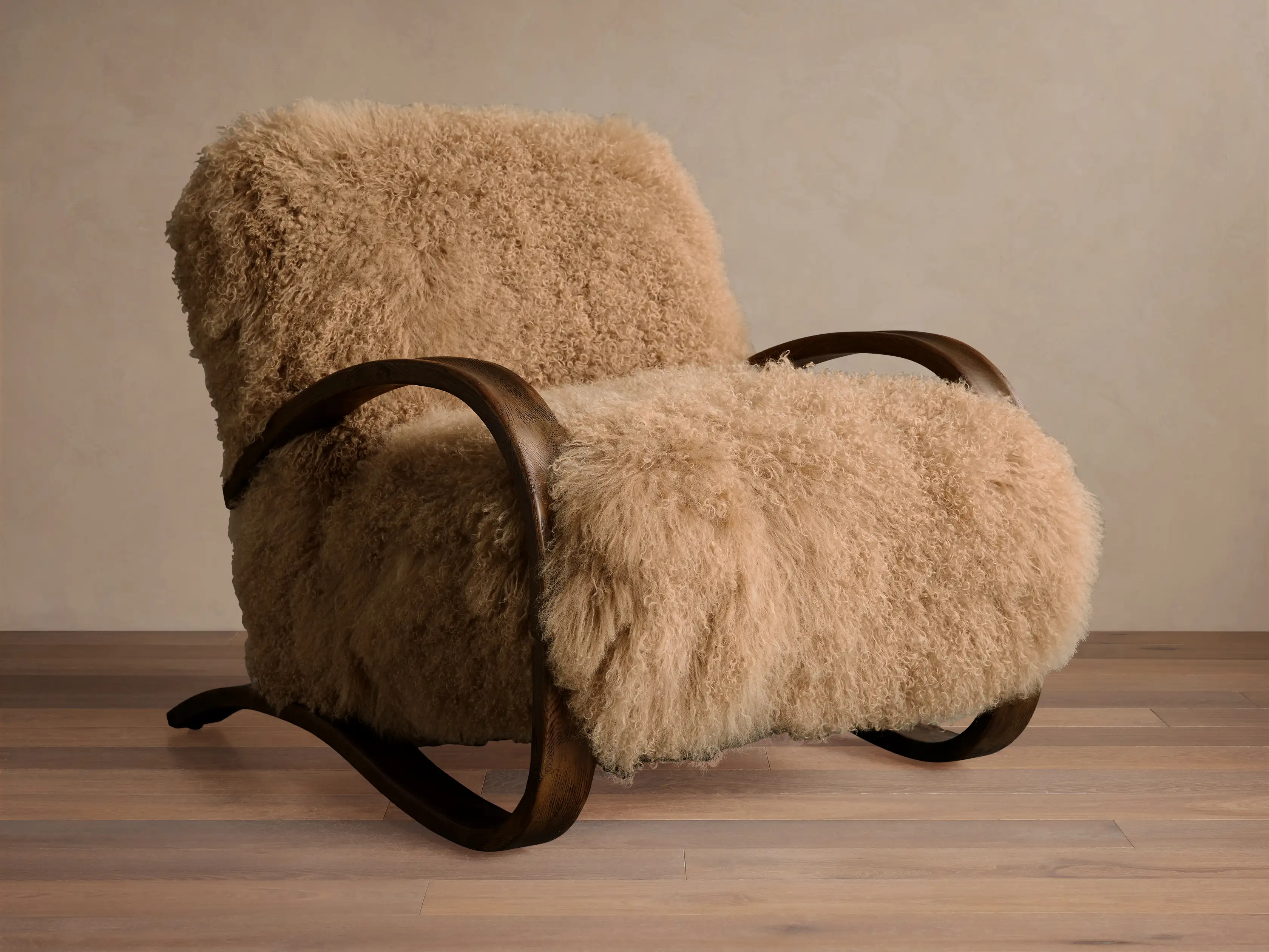 Allora Mongolian Shearling Chair | Arhaus
