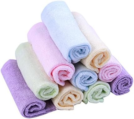Moolecole Bamboo Fiber Baby Washcloths Extra Soft Towel for Baby Absorbent and Reusable Baby Wipe... | Amazon (US)
