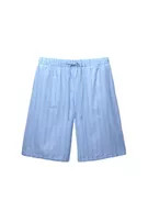 Striped pyjama Bermuda shorts | PULL and BEAR UK