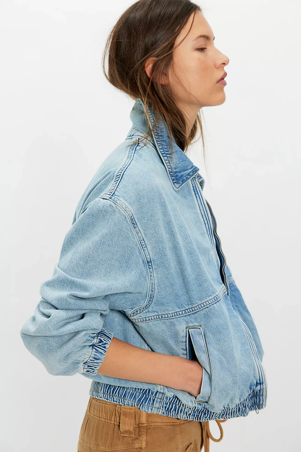 We The Free Birdie Denim Jacket - Mockingbird // Free People | Ama La Vita