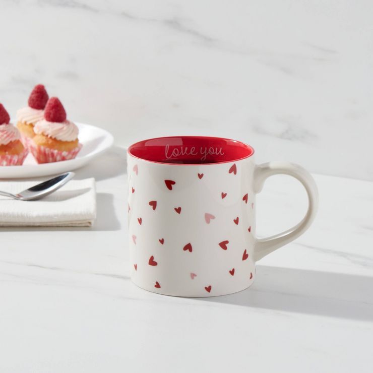 16oz Stoneware 'Love You' Mug - Threshold™ | Target