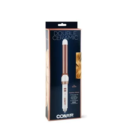 Conair Double Ceramic Curling Wand 1" Curling Wand, CD705 | Walmart (US)