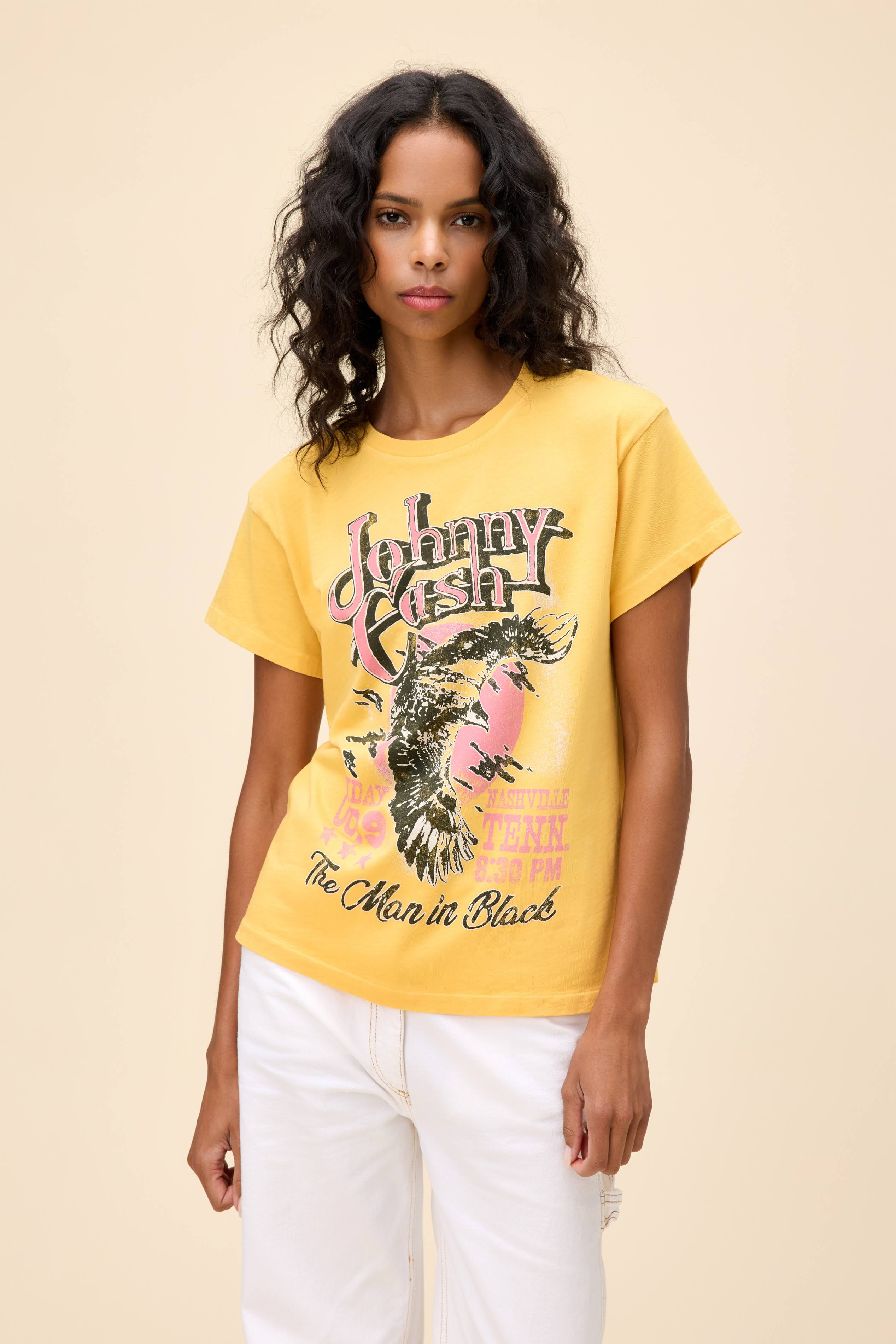 Johnny Cash Eagle Poster Tour Tee | Daydreamer
