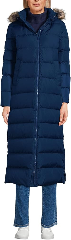 Lands' End Women's Down Maxi Winter Coat | Amazon (US)