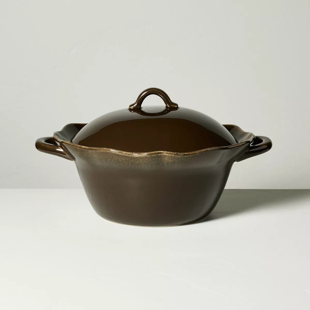 Wavy Edge Soup Terrine Brown - Hearth & Hand™ with Magnolia | Target