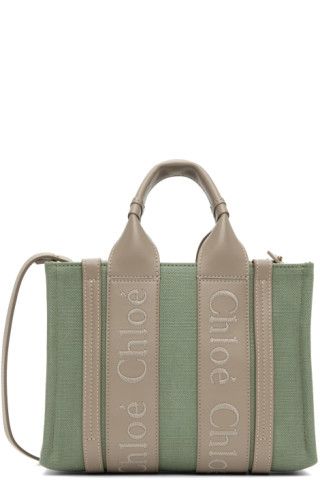 Green Small Woody Tote | SSENSE