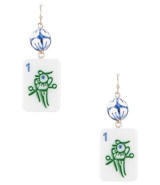 Southern Living Bead Mahjong Tile Drop Earrings | Dillard's | Dillard's