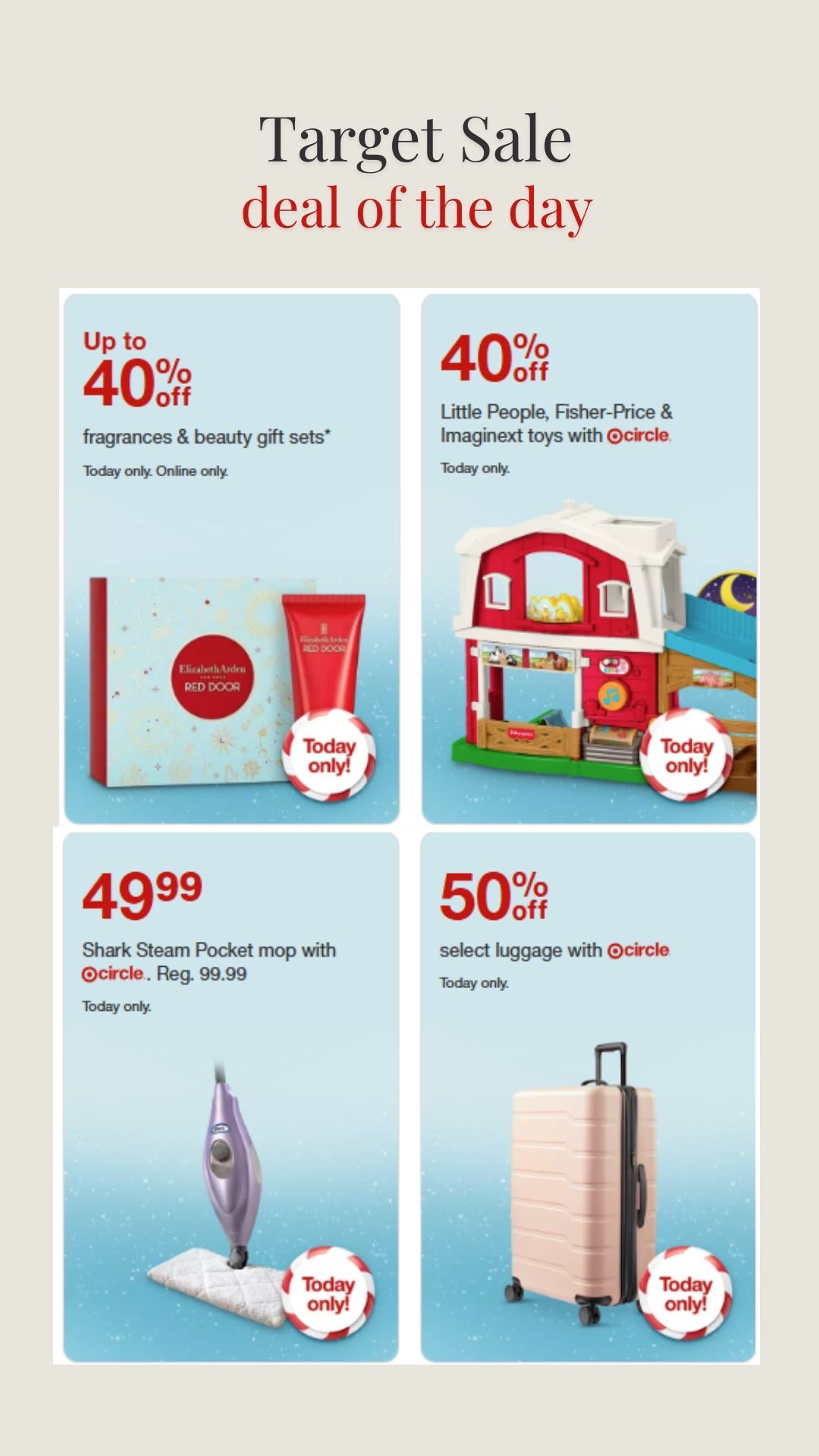 Save big with Target’s Deal of the Day for 12/11/25! Target, sale, gift card, gift list, holiday shopping, stocking stuffers, Christmas gifts, toys, sales, deals #LTKFamily

#LTKGiftGuide #LTKHoliday #LTKSaleAlert