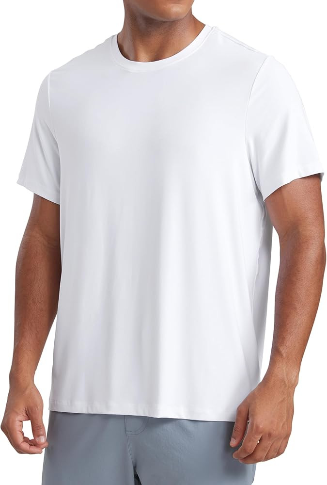 CRZ YOGA Cloudweight Crewneck Shirts for Men - Comfy Lightweight Workout Casual Athletic Short Sl... | Amazon (US)