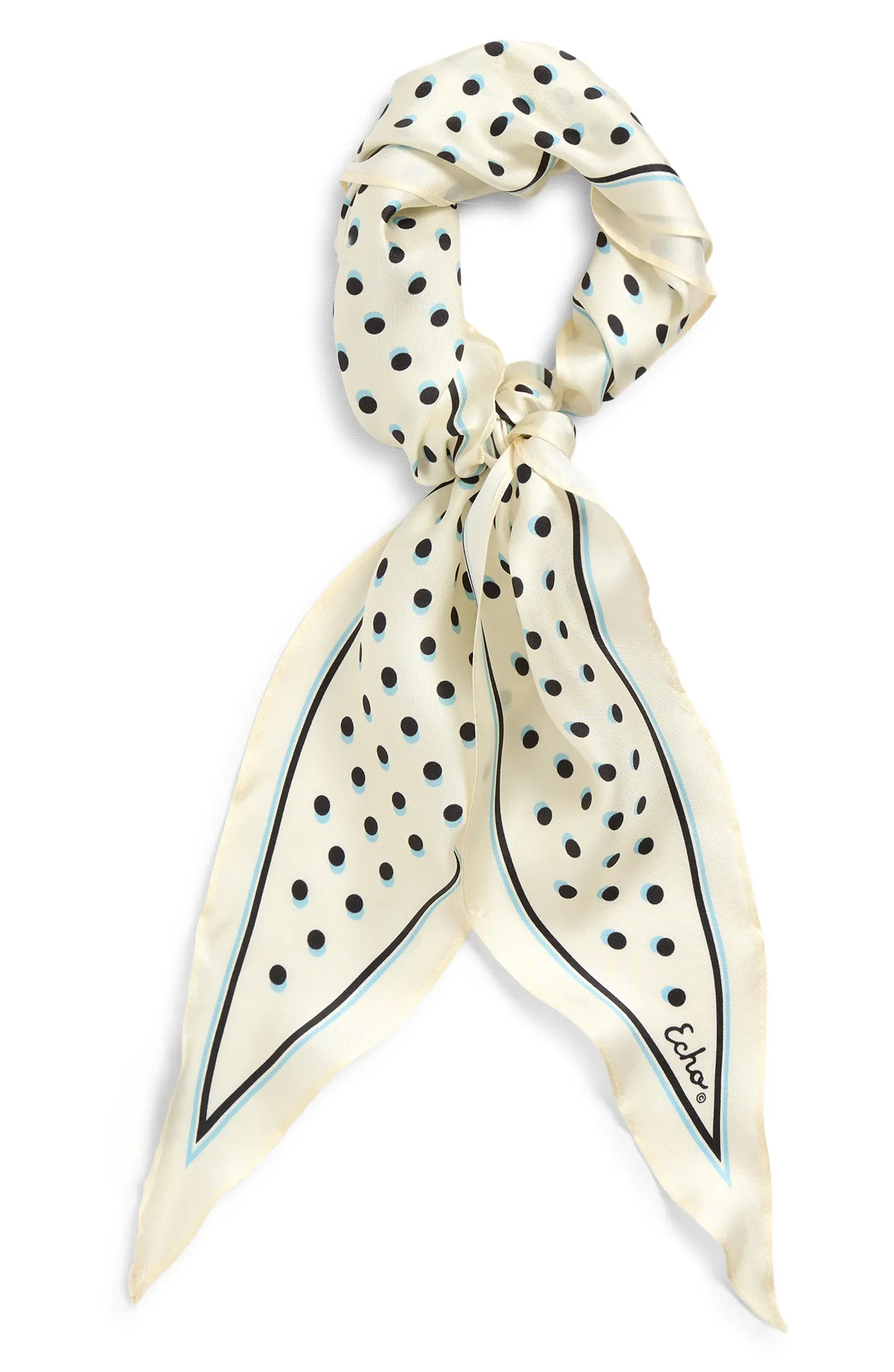 Dot Silk Diamond Scarf | Nordstrom