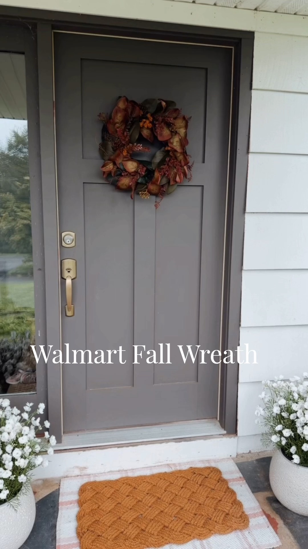 Walmart fall wreath under $25, beautiful size and colors. Really good looking in person! Mine was $10 in the store so check your local stock. Lots of markdowns on the brand new fall home arrivals already! #walmarthome

#LTKHome