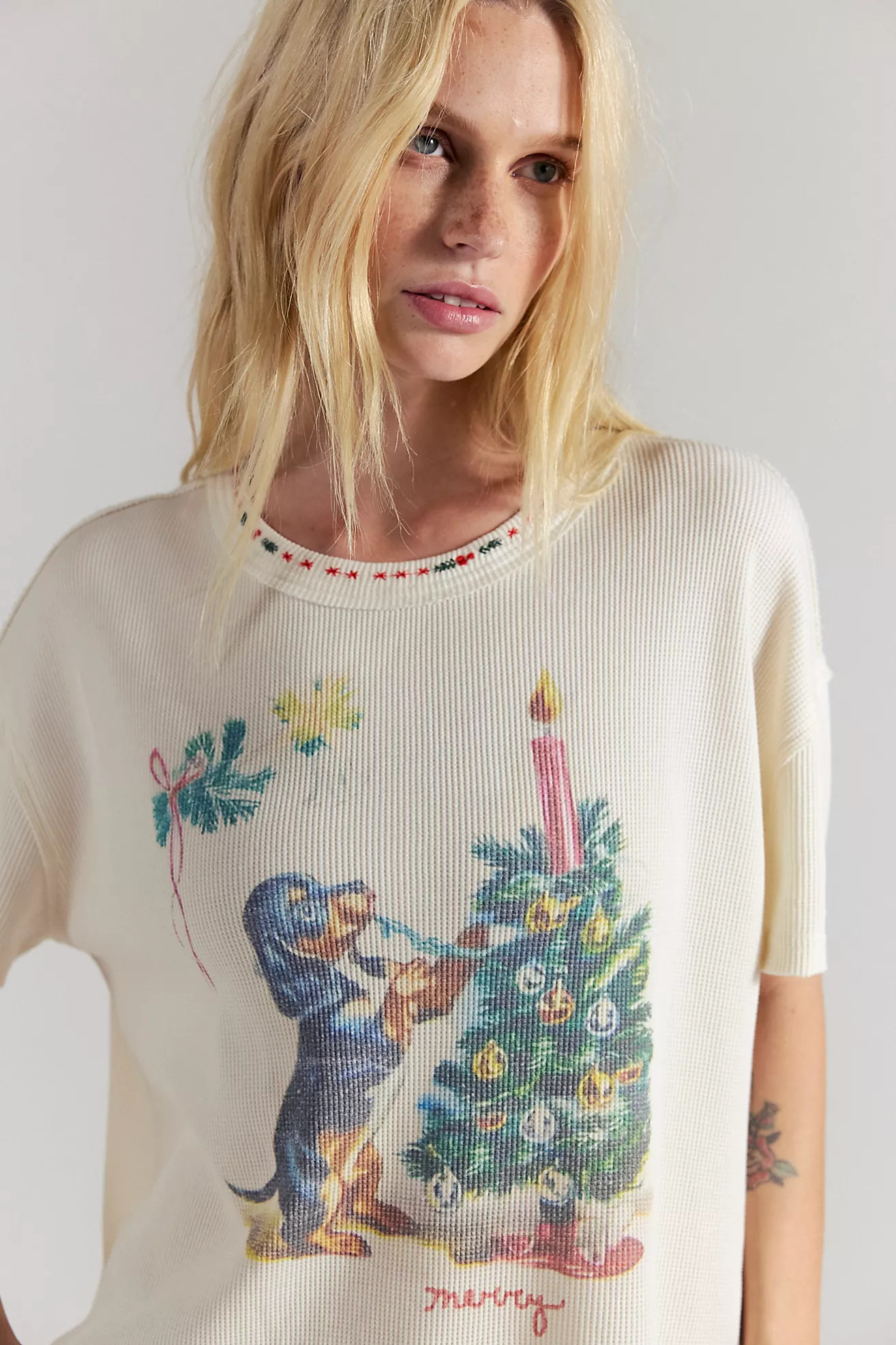 We The Free Merry Meowy Tee | Free People (Global - UK&FR Excluded)