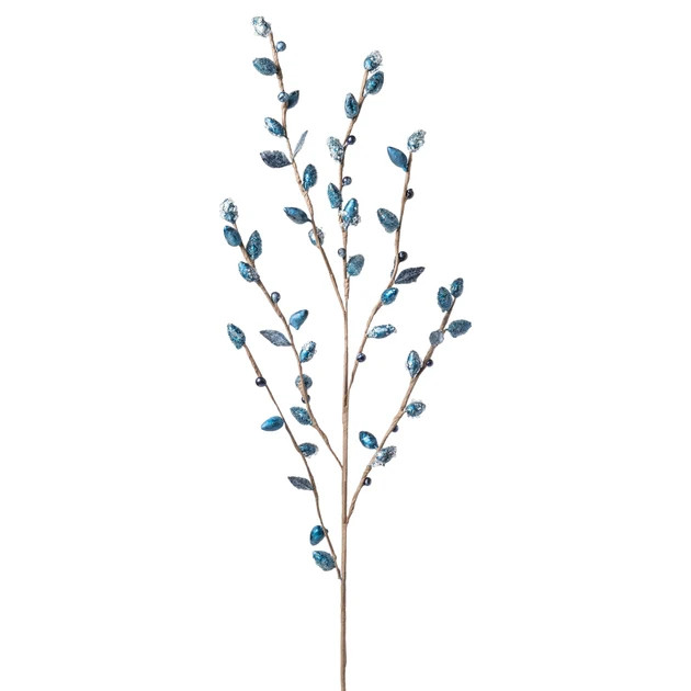 Blue Pussy Willow Tree Stem - Set of 6 | Cailini Coastal