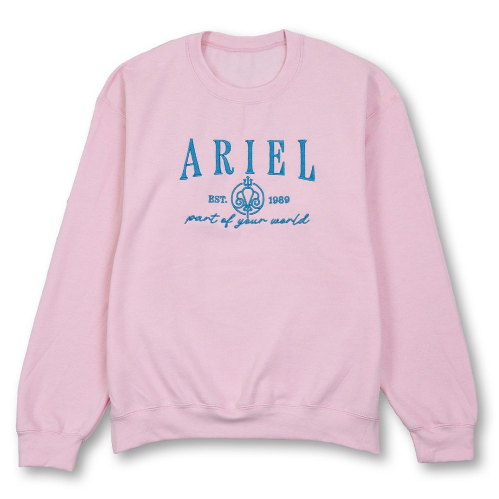 Ariel Embroidered Pullover Sweatshirt for Women – The Little Mermaid | Disney Store