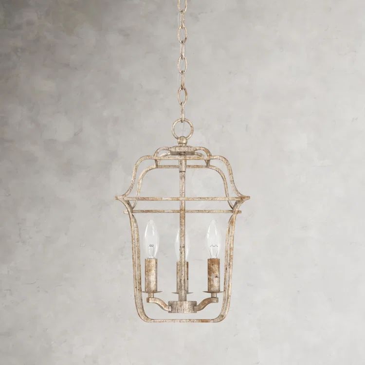 Lark 3 - Light Dimmable Lantern Geometric Chandelier | Wayfair North America