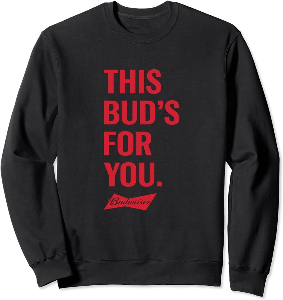 Budweiser 'This Bud's for You' Sweatshirt | Amazon (US)