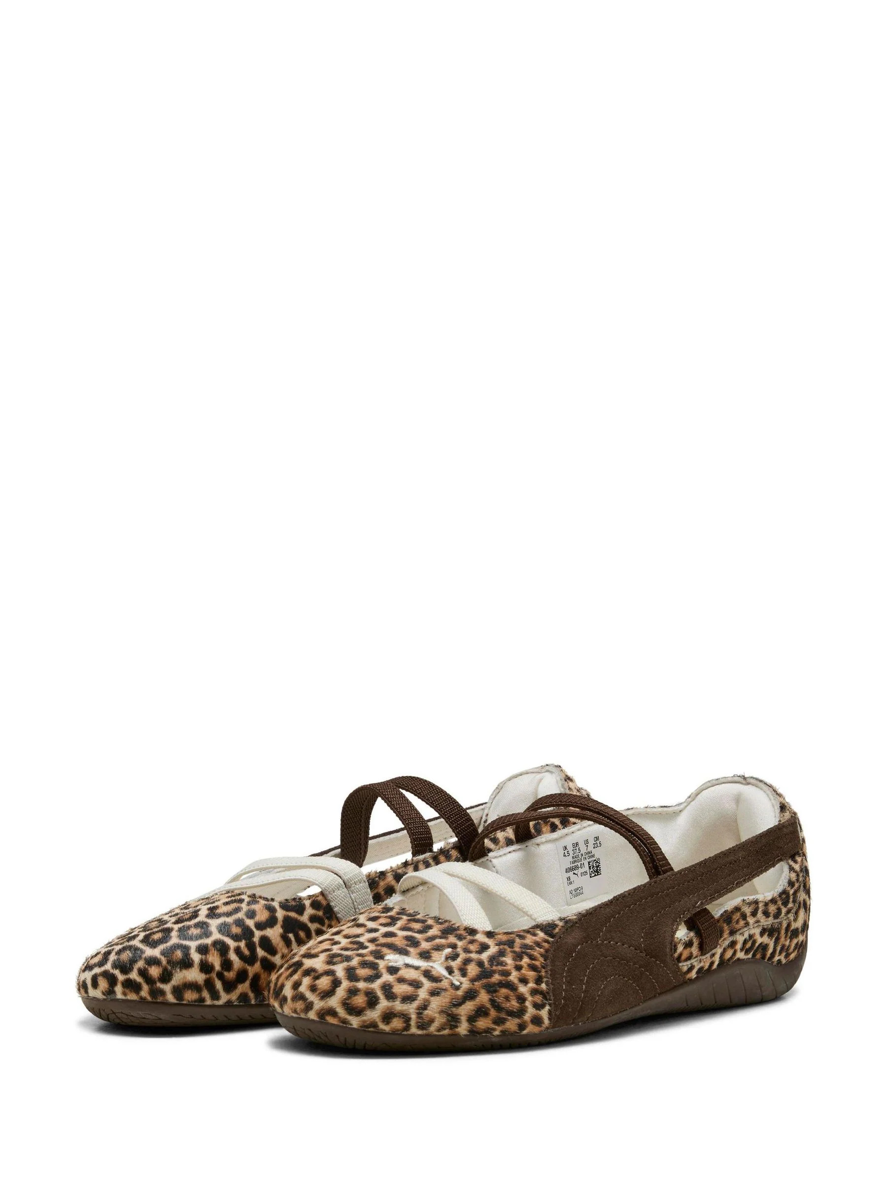 Puma Puma Leopard Print Wild Speedcat Ballet Trainers | Next US