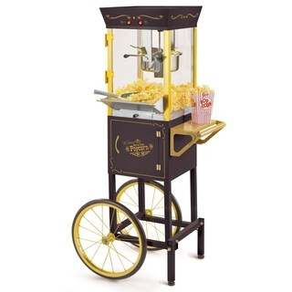 Nostalgia CCP510BK Vintage 8-Ounce Popcorn Cart - 53 Inches Tall | Bed Bath & Beyond