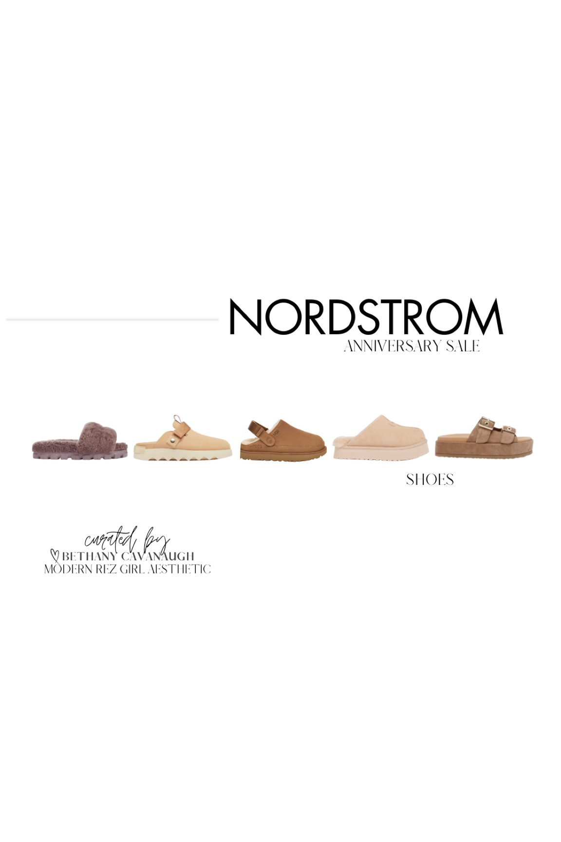 { Nordstrom Anniversary Sale ❥ Shoes. 

• UGG Cozetta Curly Slide Slipper in Thundercloud 
• Sorel Vibe Clog in Honest Beige / Gum
• UGG Goldenstar Cozy Clog in Chestnut 
• UGG Discoquette Slide Slipper in Mustard Seed 
• Steve Madden Katie Platform Slide Sandal in Taupe Suede 
- 
• adidas Gazelle Bold Platform Sneakers 
• on running Cloud 5 Coast Sneaker in Ivory / Acacia 
• All Saints Stellar Cap Toe Combat Boot in Black / Warm Brass 
• Sorel Joan Chelsea Boot in Black /Gum 

#LTKSummerSales #LTKxNSale #LTKShoeCrush