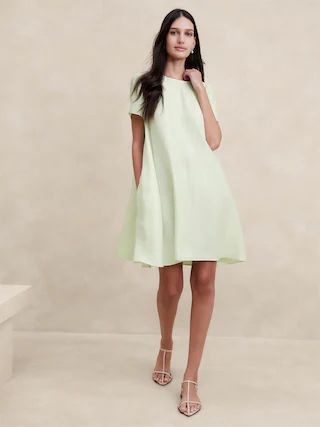 Aurelia Linen-Blend Mini Dress | Banana Republic (US)