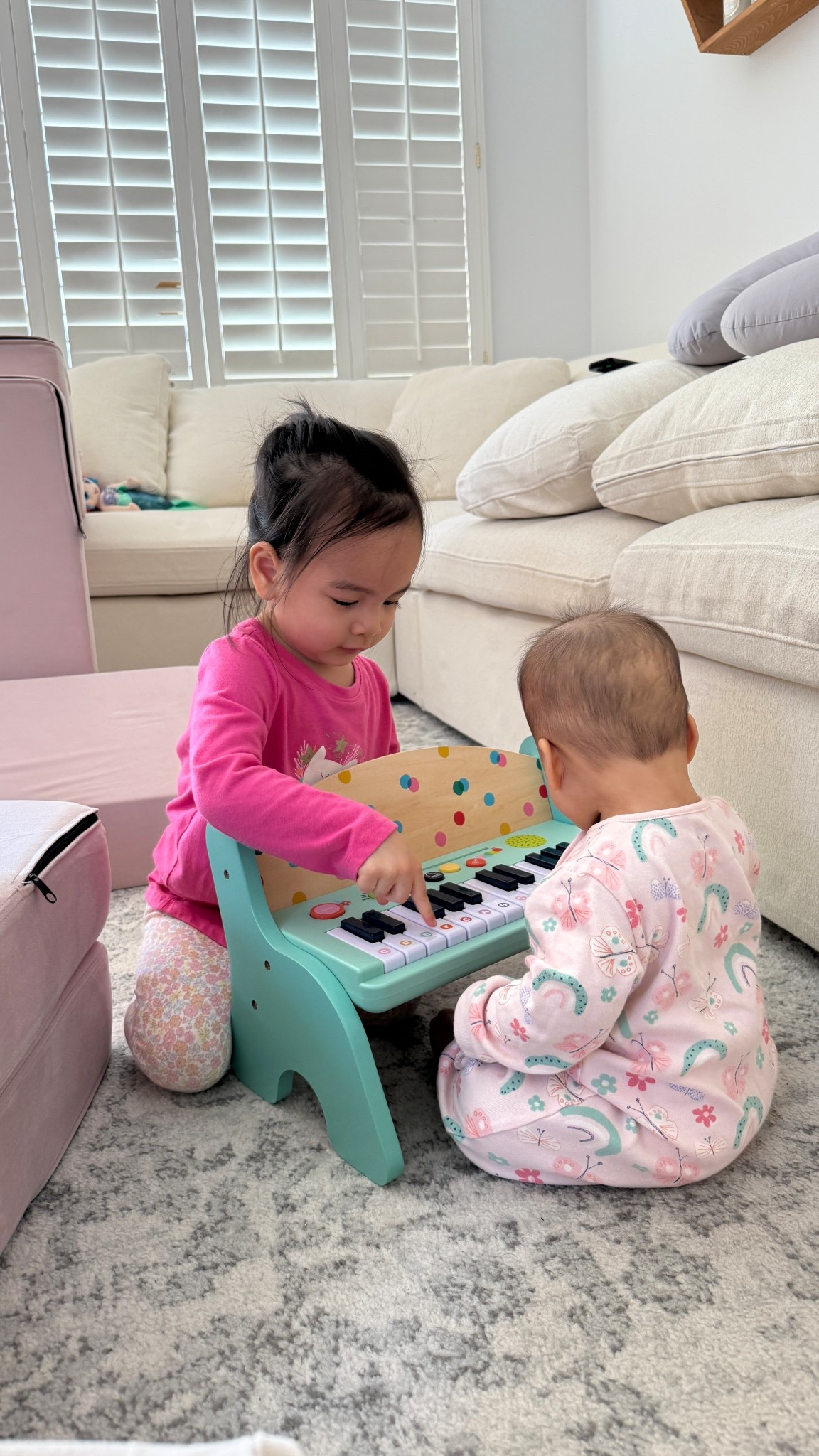 bought this new piano for the girls and they love it! it’s so cute :) #toddlertoys #toypiano #toys 

#LTKBaby #LTKHome #LTKKids