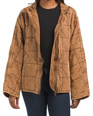 Dolman Sleeve Quilted Knit Jacket | Marshalls