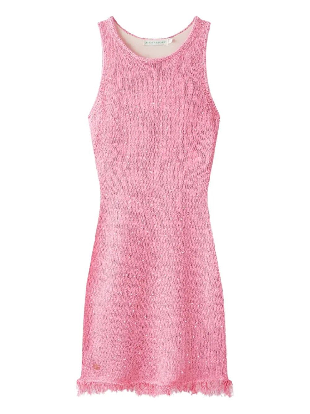 Natalia fring-hem mini dress | Farfetch Global