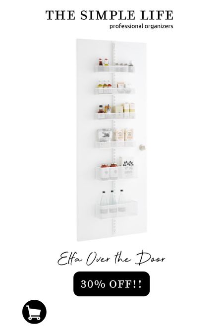 Take advantage of this major sale at #thecontainerstore!! All Elfa products are 30% off!! 

#LTKkids #LTKfamily #LTKhome