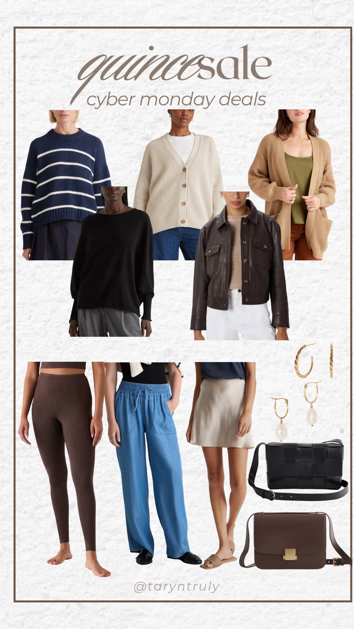 Quince cyber Monday sale 

#LTKMidsize #LTKSeasonal #LTKSaleAlert