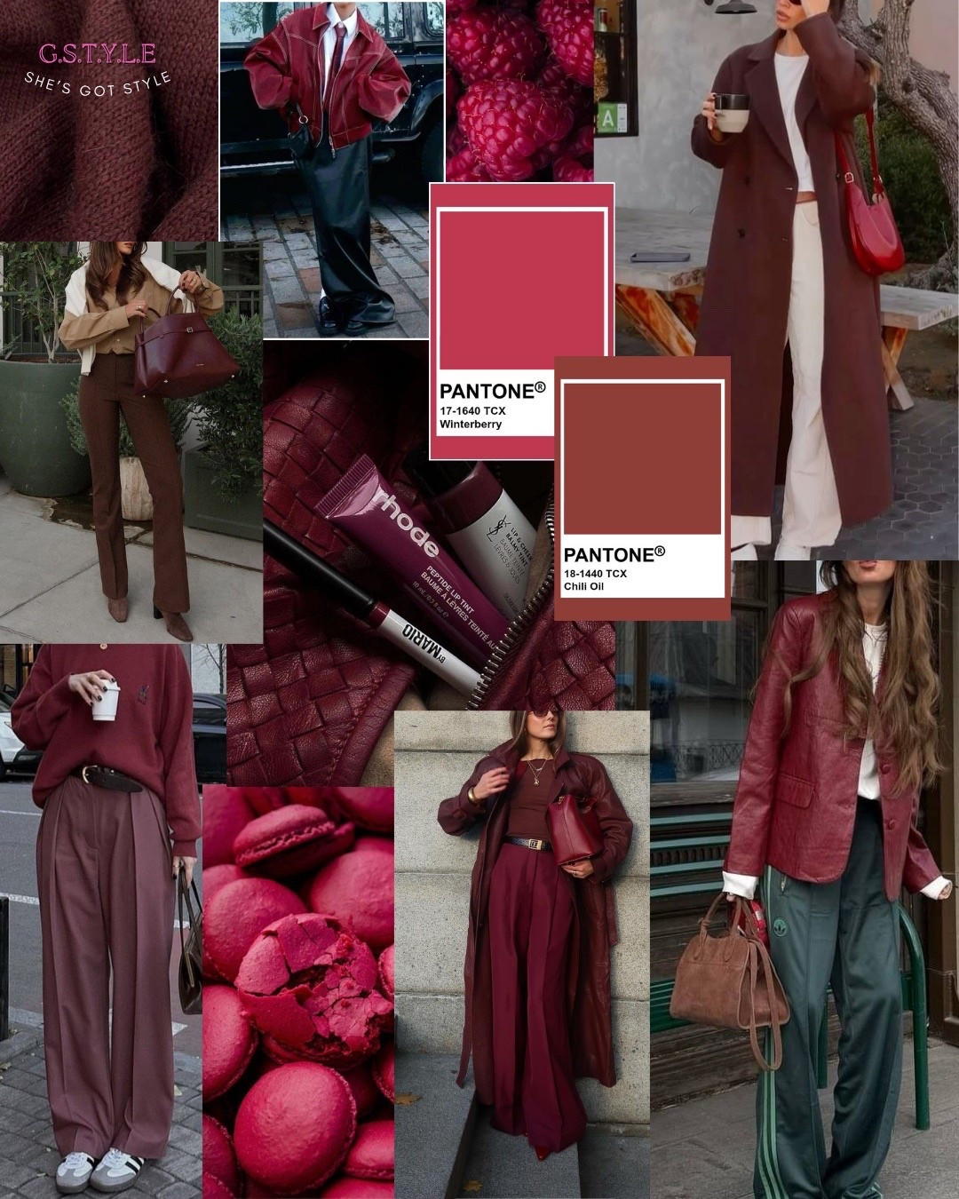 Winterberry + Chili Oil 🍒🌶️

Rich warmth with a touch of spice.

Save for later inspiration! 💙 #shes_got_style_

#pantone #pantonecolors #fashionweek #outfit #colorpalettes #winterberry #rose #chilioil #burgundy

#LTKStyleTip #LTKSeasonal #LTKBeauty