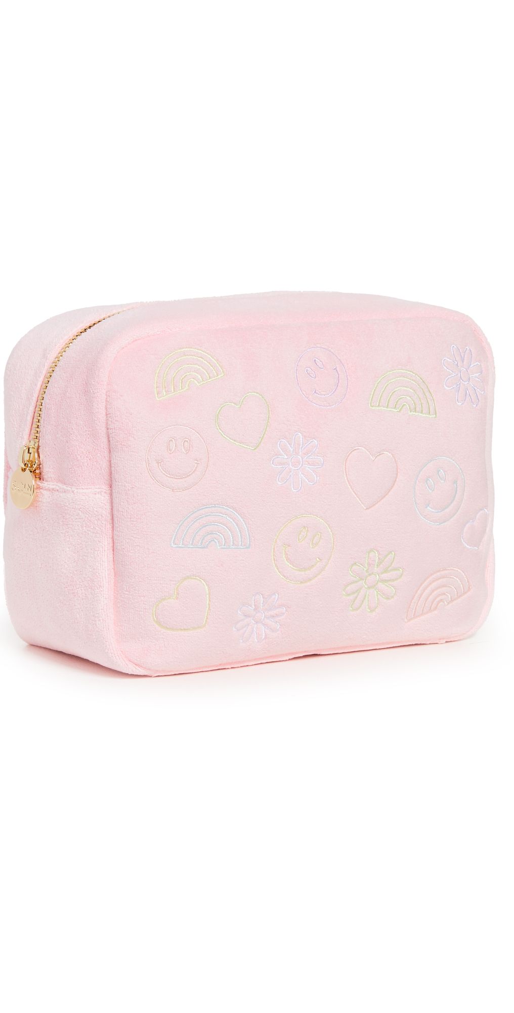 Stoney Clover Lane Strawberry Embroidered Mixed Icons Large Pouch | Shopbop