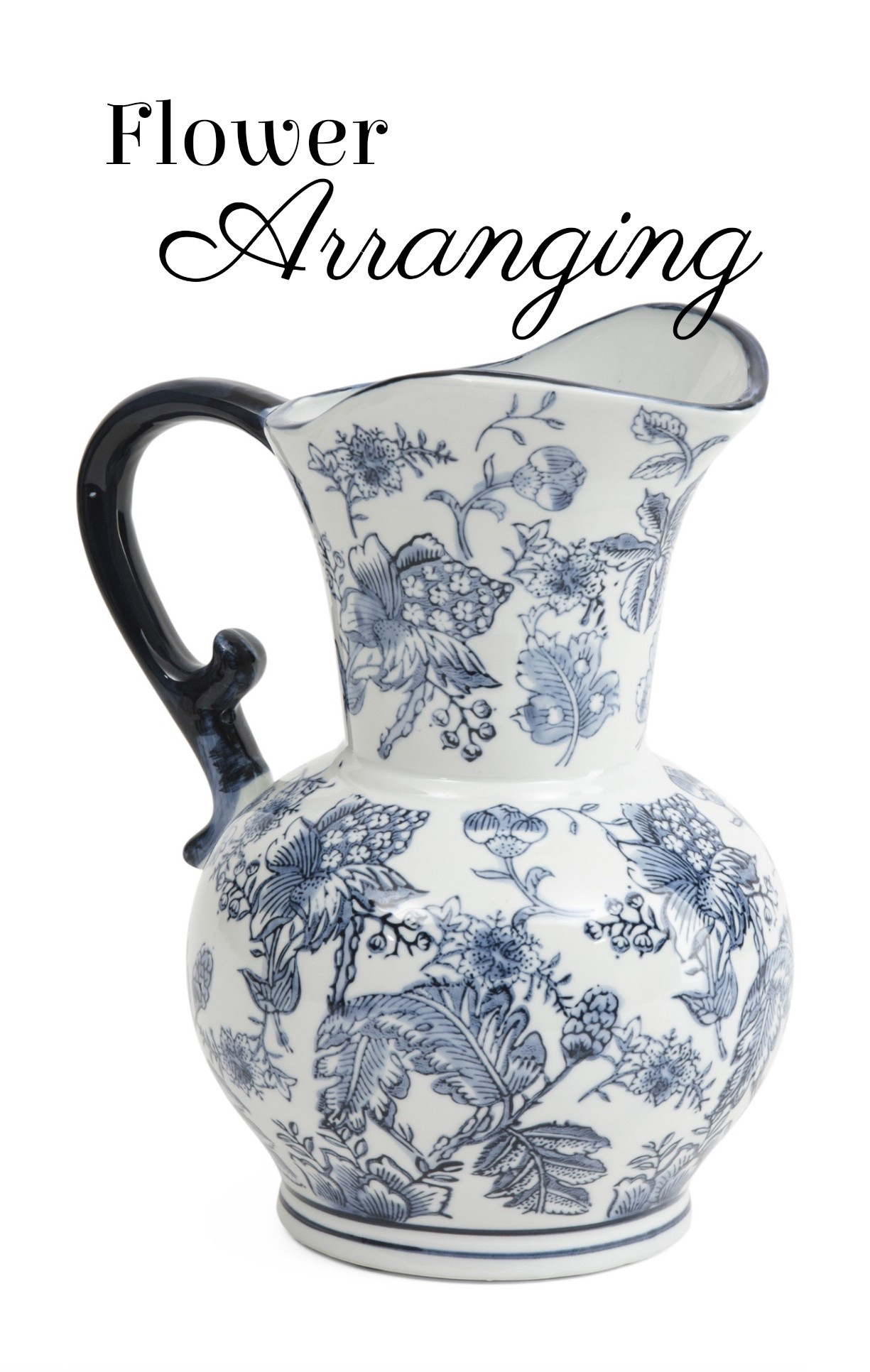 Blue and white chinoiserie pitchers make GREAT flower arranging vessels or vases!

#LTKHome #LTKWedding #LTKGiftGuide