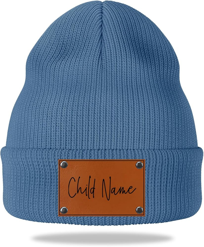 Custom Baby Beanie,Personalized Toddler Kids Beanies Winter Hat Custom Name Beanies Gifts for Adu... | Amazon (US)