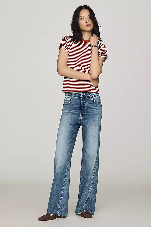 Anessa Twist-Out High Rise Wide Leg Jeans | Anthropologie (US)