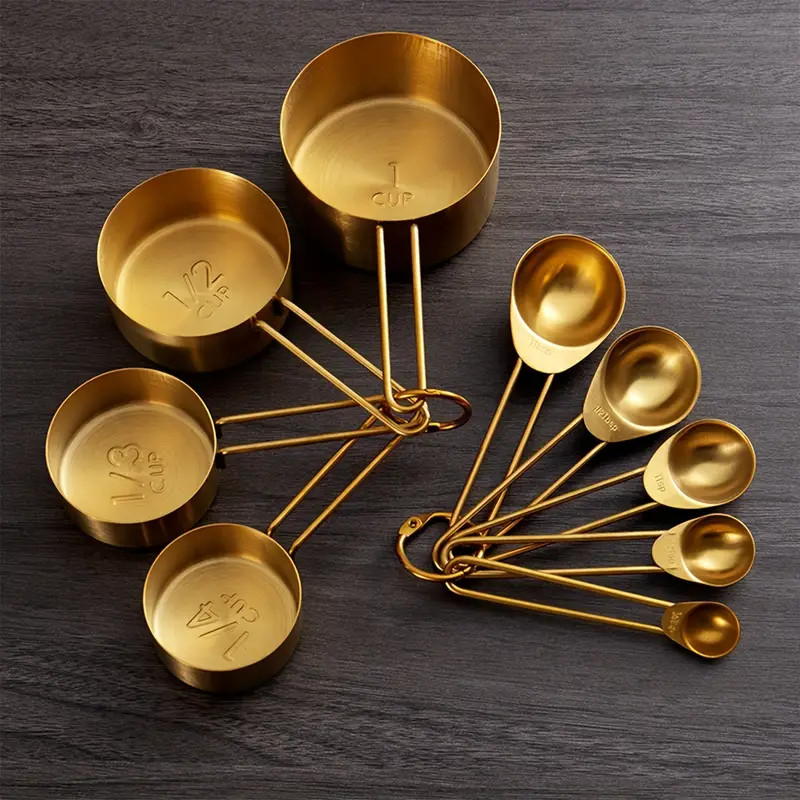 Measuring Cups Spoons Set Stainless Steel Scale Measuring - Temu | Temu Affiliate Program