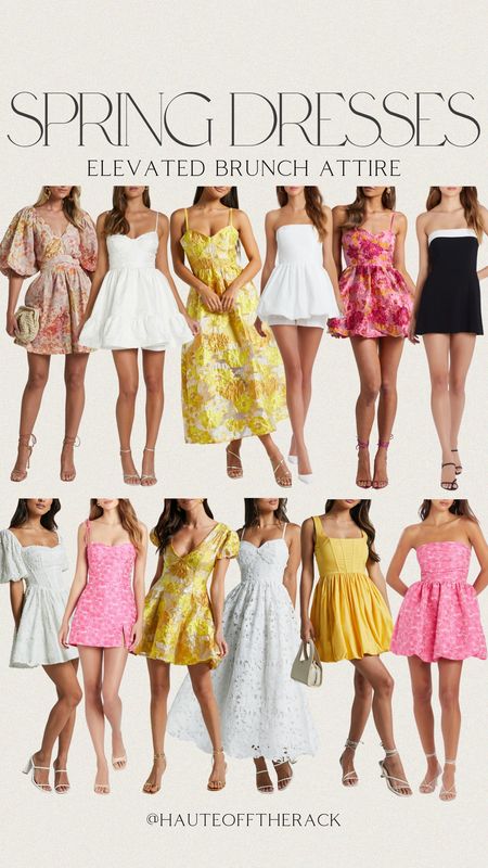 Spring dresses for an elevated brunch occasion!

#springdress #springoutfit #floraldress #yellowdress #pinkdress #whitedresses #brunchoutfit #showpo #amandauprichard

#LTKSeasonal #LTKfindsunder100 #LTKstyletip