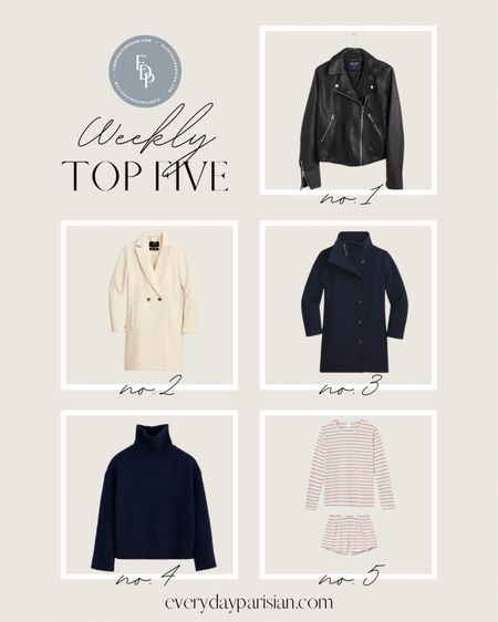 These week’s best sellers. It’s all about coats for fall. My Madewell leather jacket is 25% off only happens twice a year. 

#LTKsalealert #LTKSeasonal
