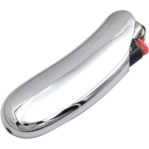 Heavy-Duty Banana Shape Metal Lighter Case Cover Holder Sleeve Pouches Grasps Comfort for BIC Ful... | Amazon (US)