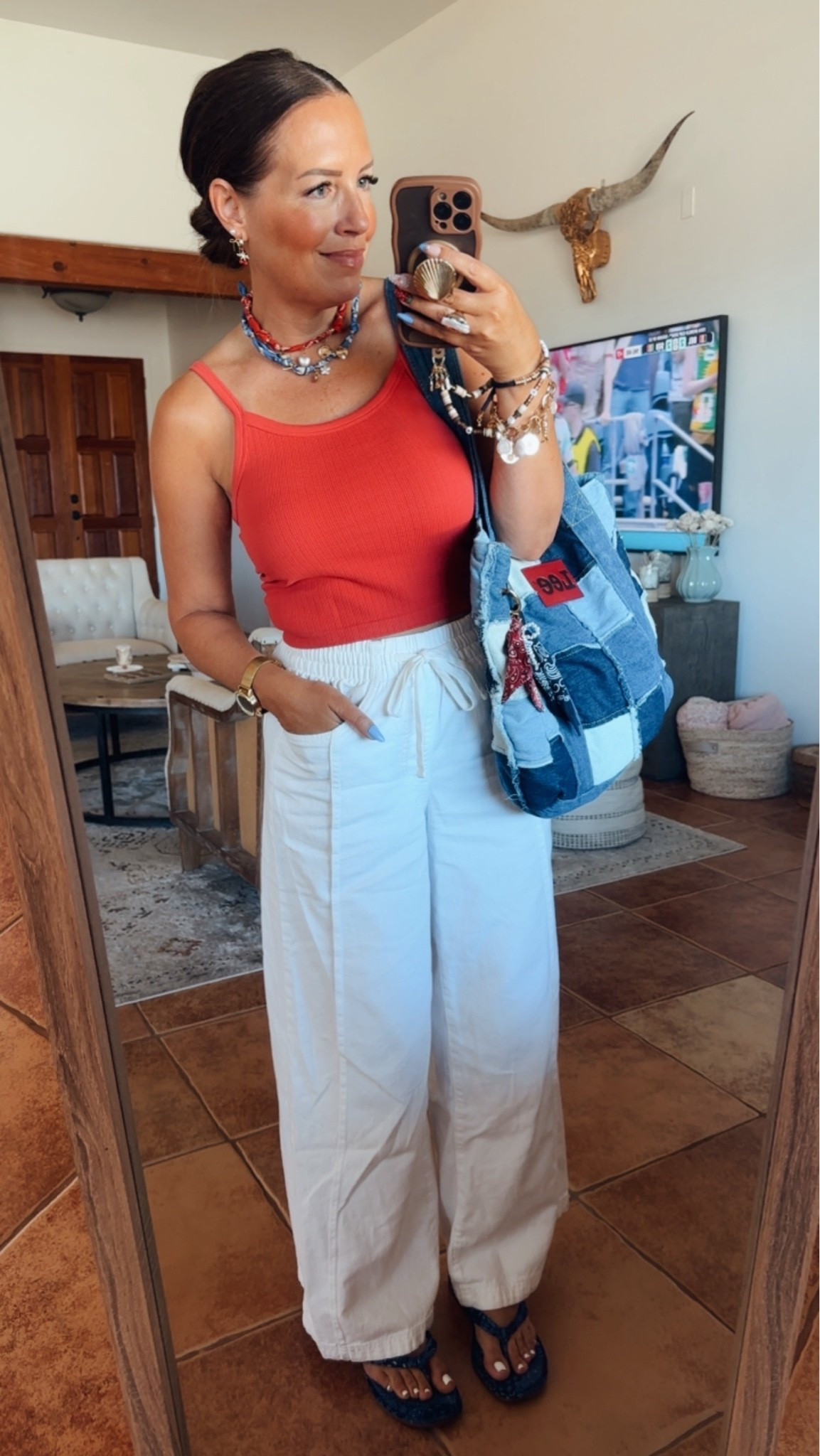 Red White and Blue outfit idea!
L in tank. My pants are old, but Target has a very similar pair this year!

Fourth of July Outfits//Americana Style//Summer Outfits

#LTKootd #LTKgrwm #LTKOver40