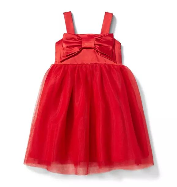 Juno Valentine Bow Tulle Dress | Janie and Jack