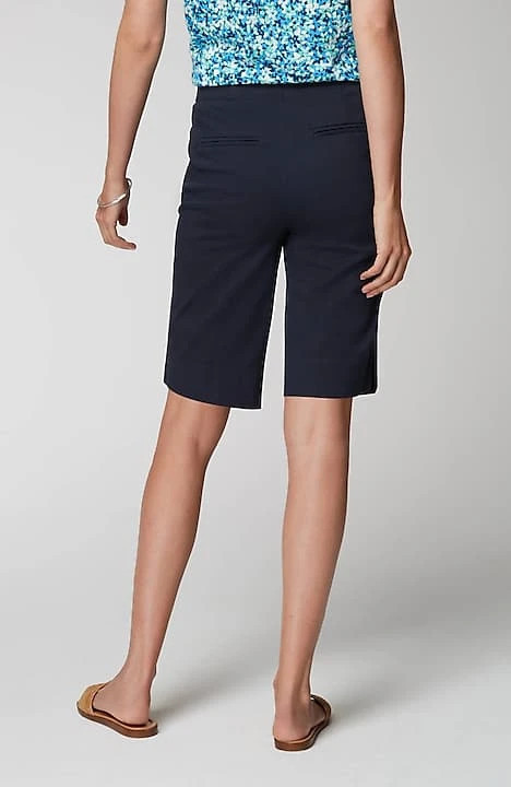 Slit-Hem Pull-On Bermuda Shorts | J. Jill