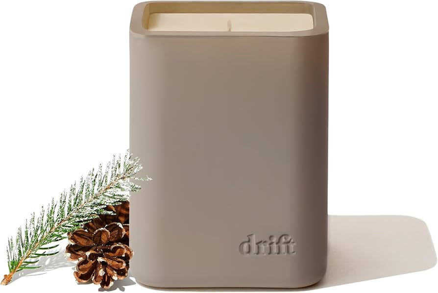 Drift Frosted Spruce/Pine Scented Candle - Winter Candle Decor - 60 Day Burn Time - 10.5 oz | Amazon (US)