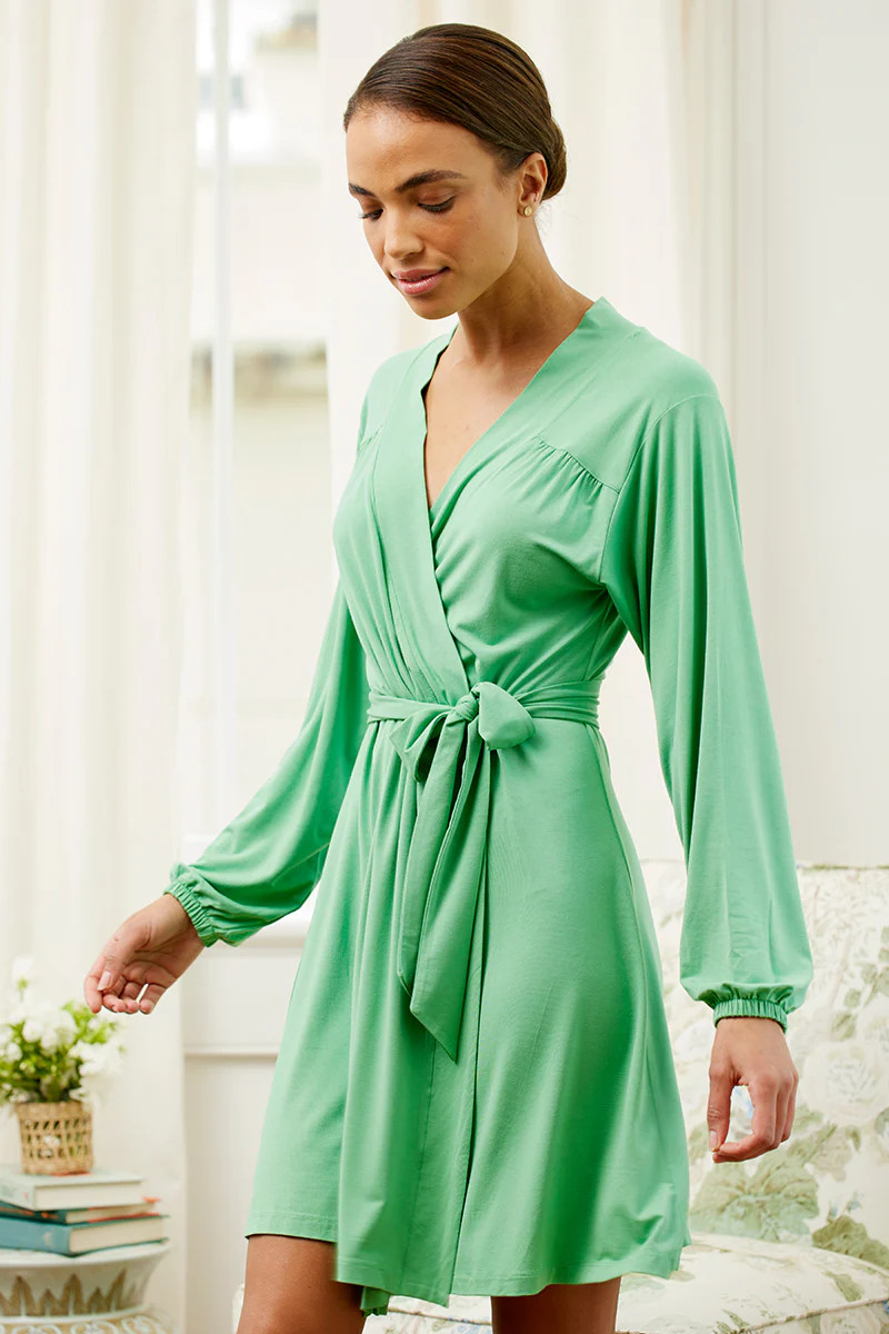 DreamKnit Robe in Grass | Lake Pajamas