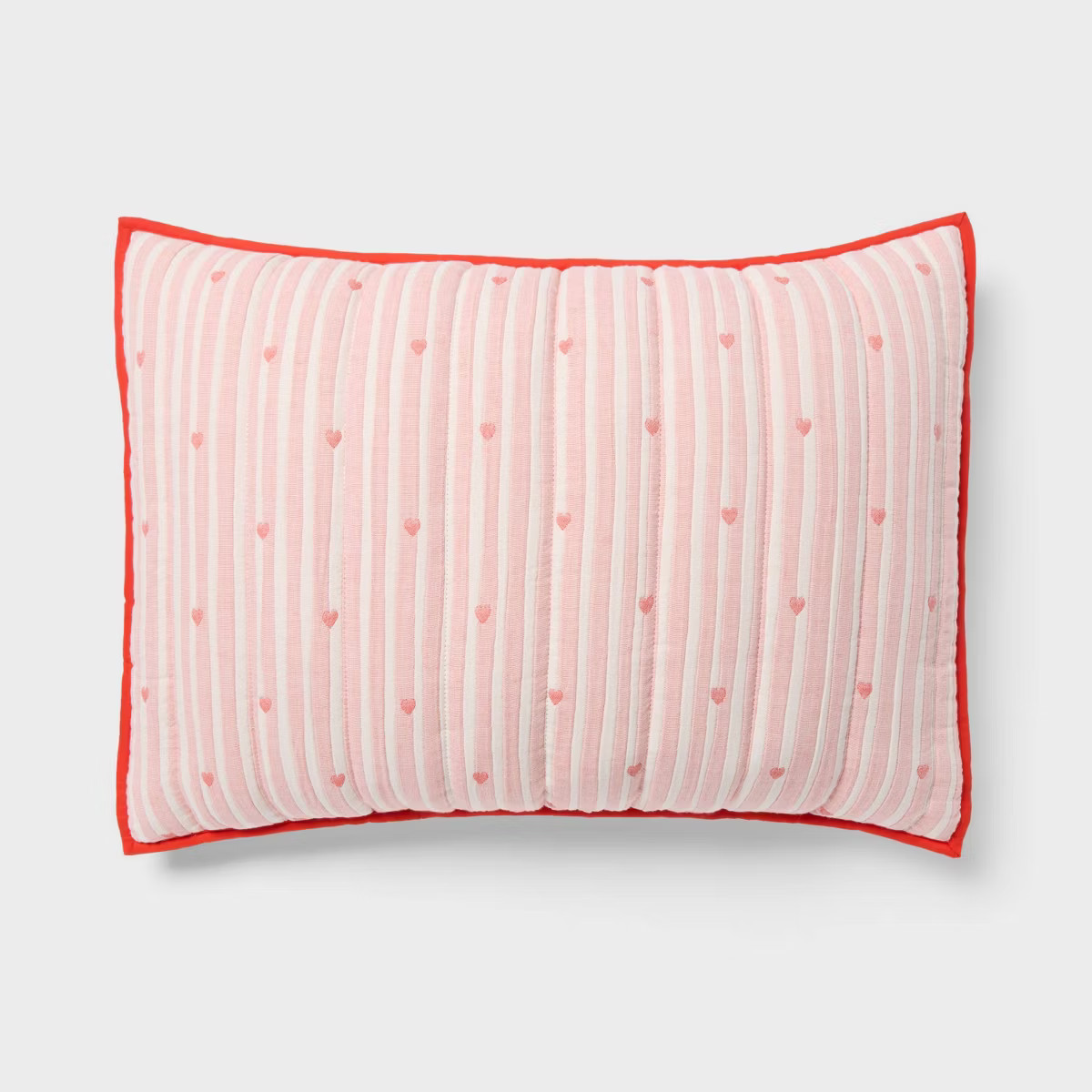 Patisserie Heart Striped Kids' Quilt Set - Pillowfort™ | Target