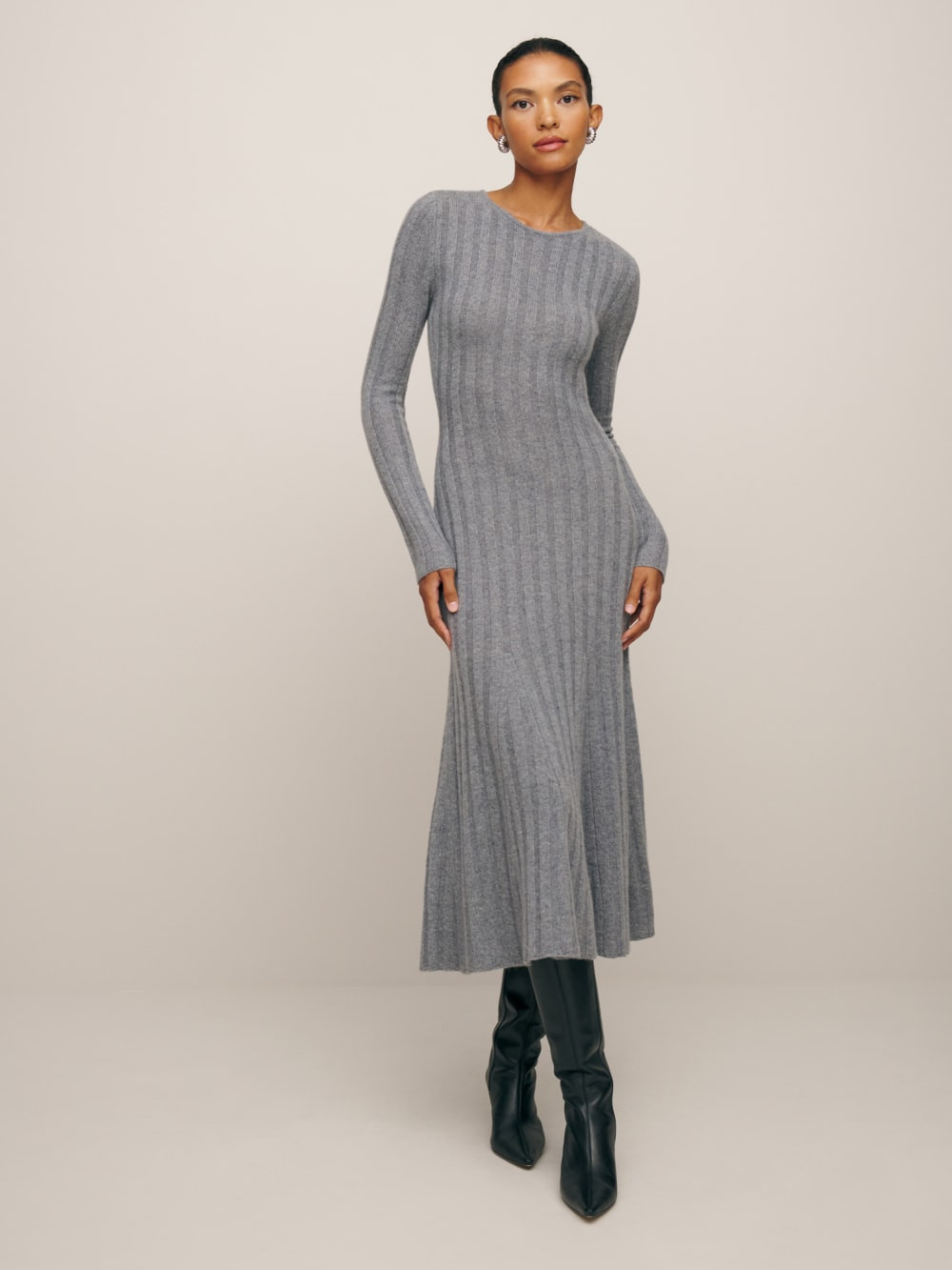 Evan Cashmere Sweater Dress | Reformation (Global)