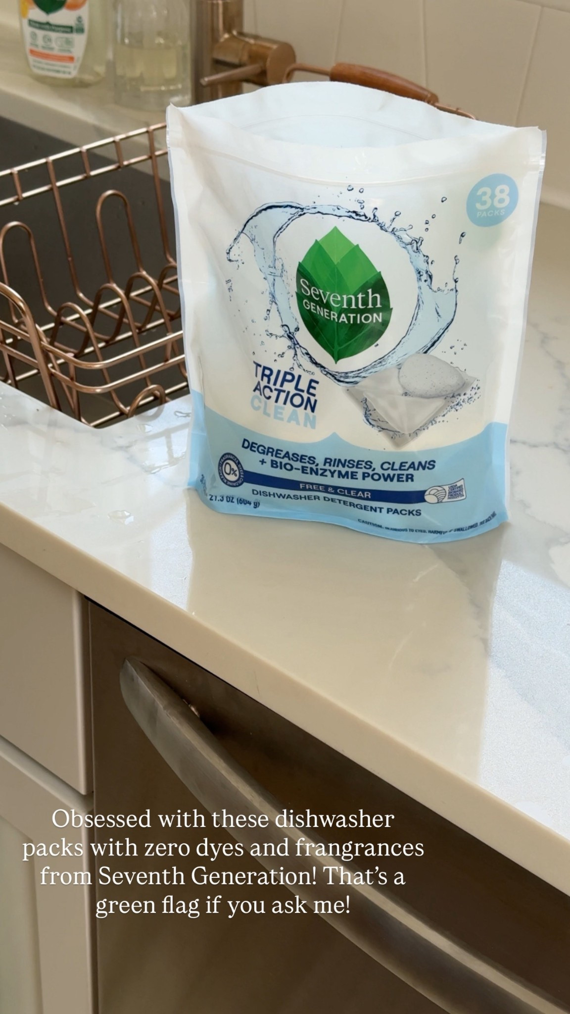 #seventhgenerationpartner #TargetPartner #ad Seventh Generation has never made it easier to clean up the kitchen with their Triple Action Clean Dishwasher Packs! Now we have more time to love on each other ❤️‍🔥

Their packs cut grease, rinses clean, and tackles my toughest messes — hardly have to rinse!! Shop now at Target!!  @seventhgeneration @target #liketkit #choreplay #target 

#LTKHome #LTKselfcare #LTKdayinmylife