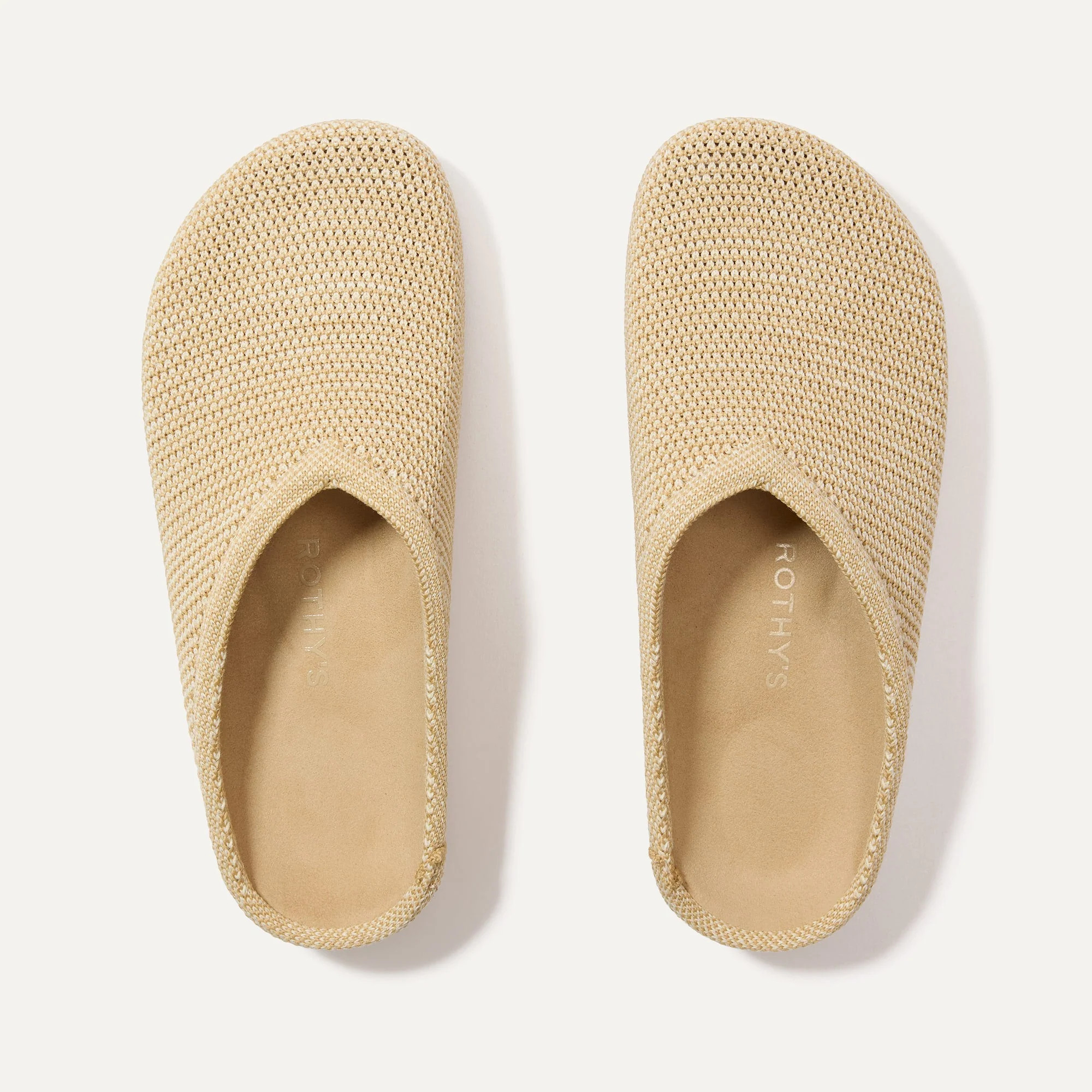 The Casual Clog in Pelican Raffia-Knit | Rothy's | Rothy's