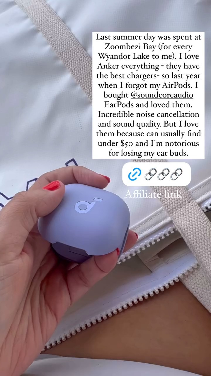 I love these Soundcore noise cancelling ear buds. 

 #LTKSaleAlert #LTKFindsUnder50 #LTKTravel