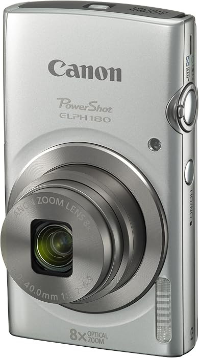 Canon PowerShot ELPH 180 Digital Camera w/Image Stabilization and Smart AUTO Mode (Silver) (Renew... | Amazon (US)