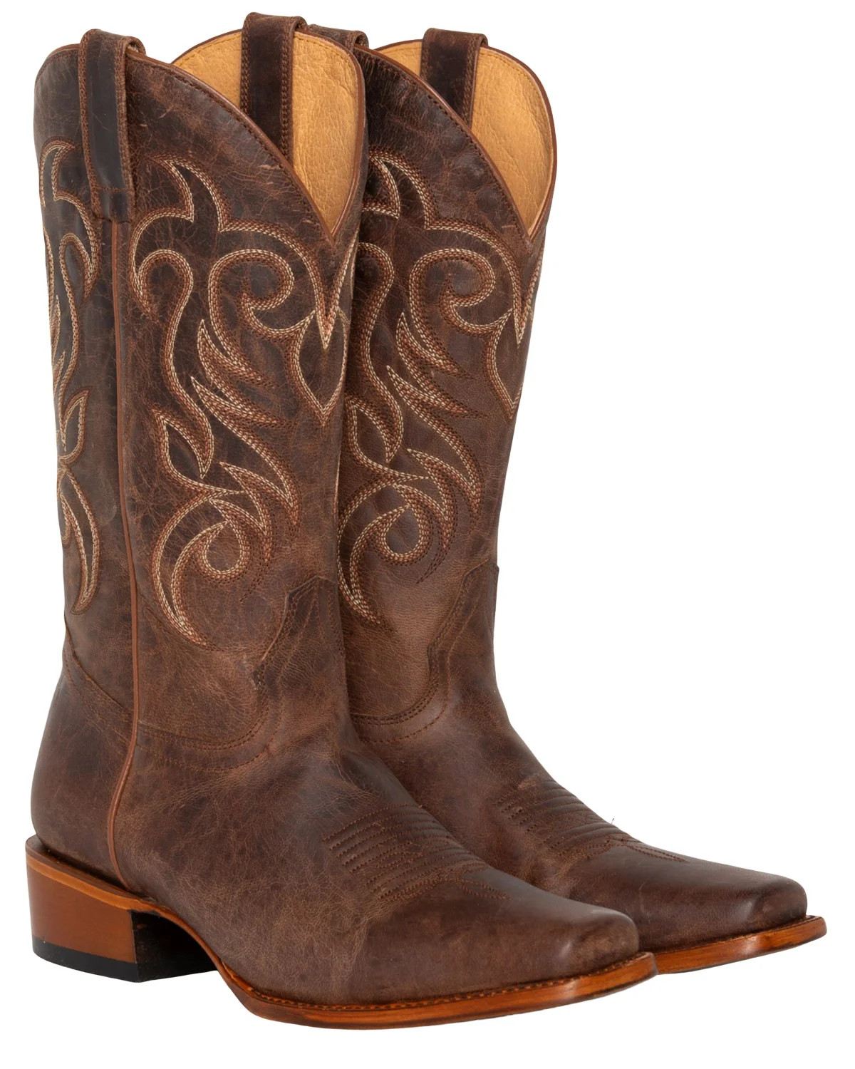 Shyanne Women's Darby Western Boot Square Toe Brown 6 1/2 CMF  US | Walmart (US)